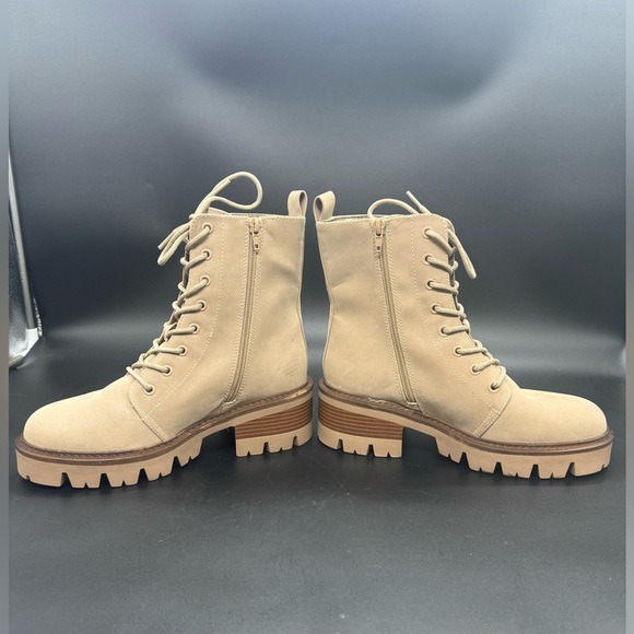 MIA Carolyne Combat Boots in Stone Size 7.5 - Picture 5 of 10